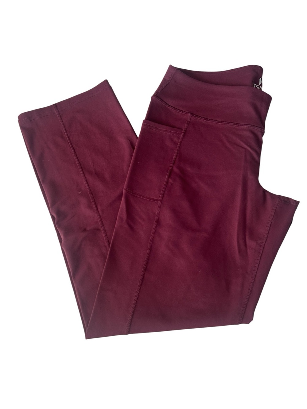 SKECHERS GO WALK OG Pant Regular length Burgundy Size Large Activewear Like new - Picture 8 of 11